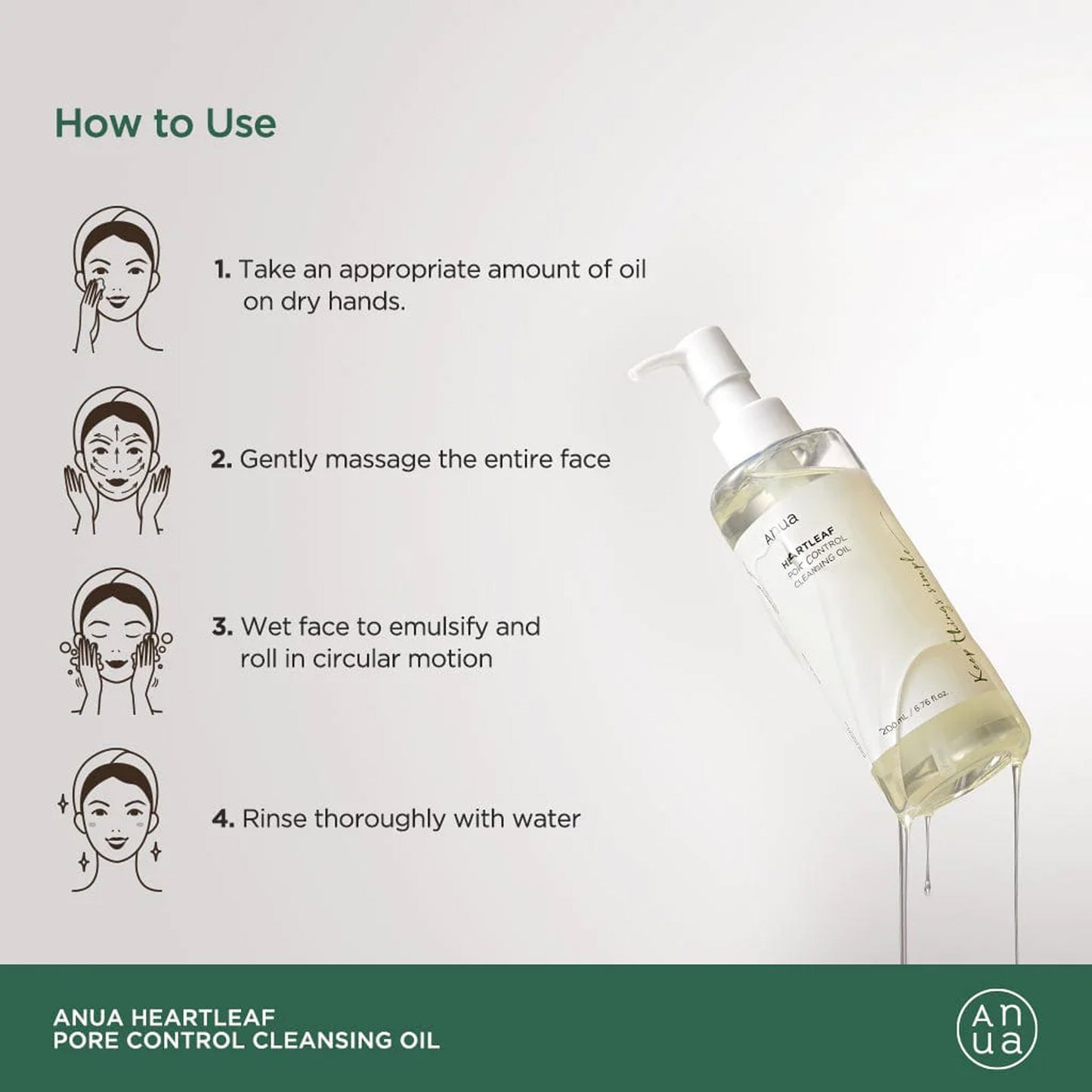 Anua Heartleaf Pore Control Cleansing Oil 200 mL