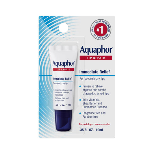Aquaphor Lip Repair Ointment Immediate Relief Fragrance Free