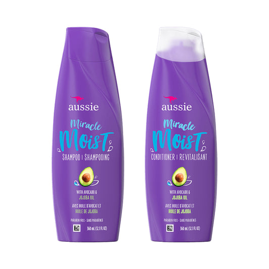 Aussie Miracle Moist Shampoo Conditioner Bundle