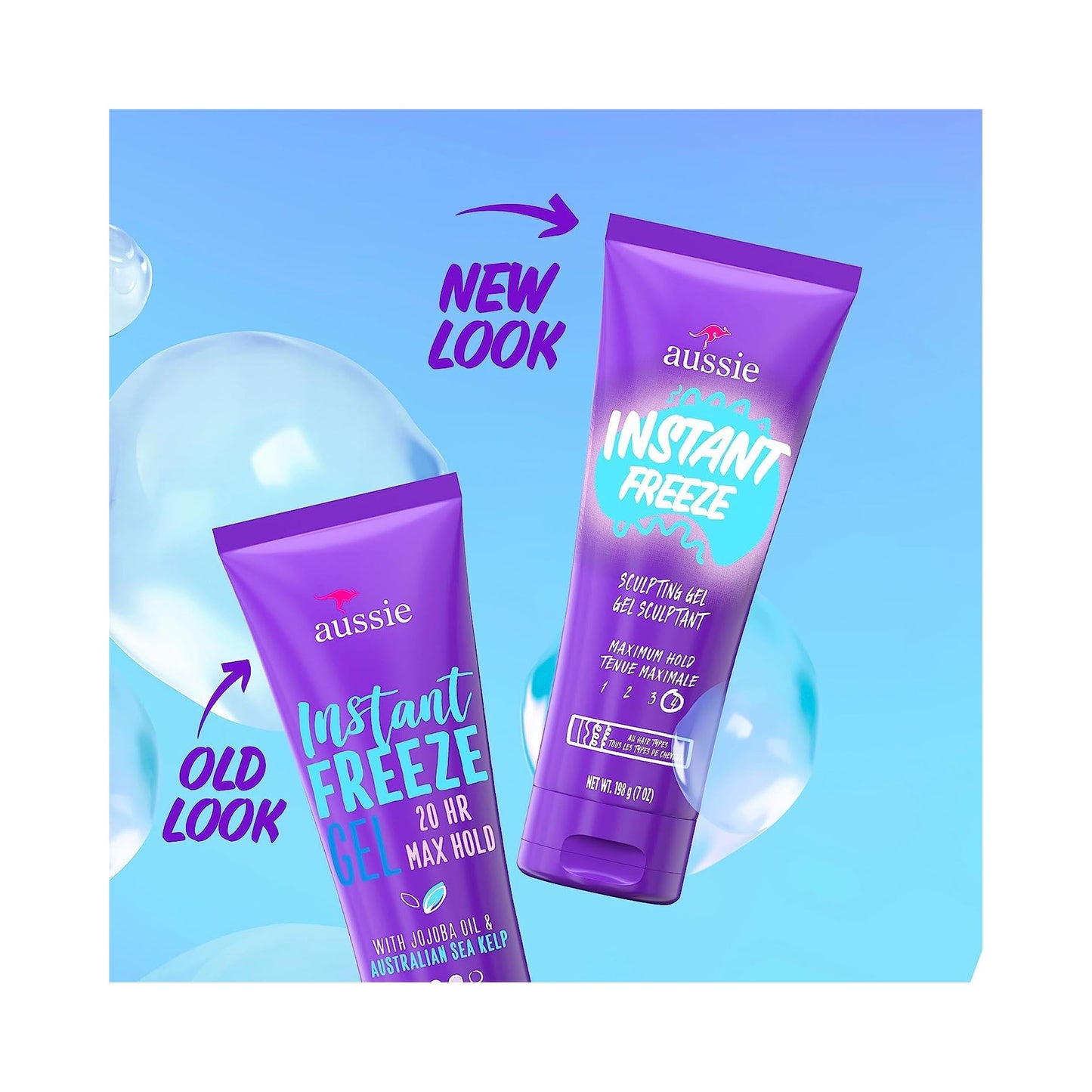 Aussie Instant Freeze Gel 198g