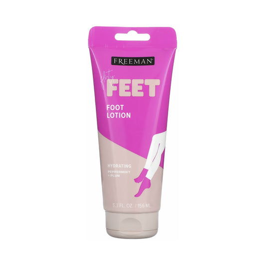 Freeman Bare Foot HYDRATING Foot Lotion Peppermint Plum