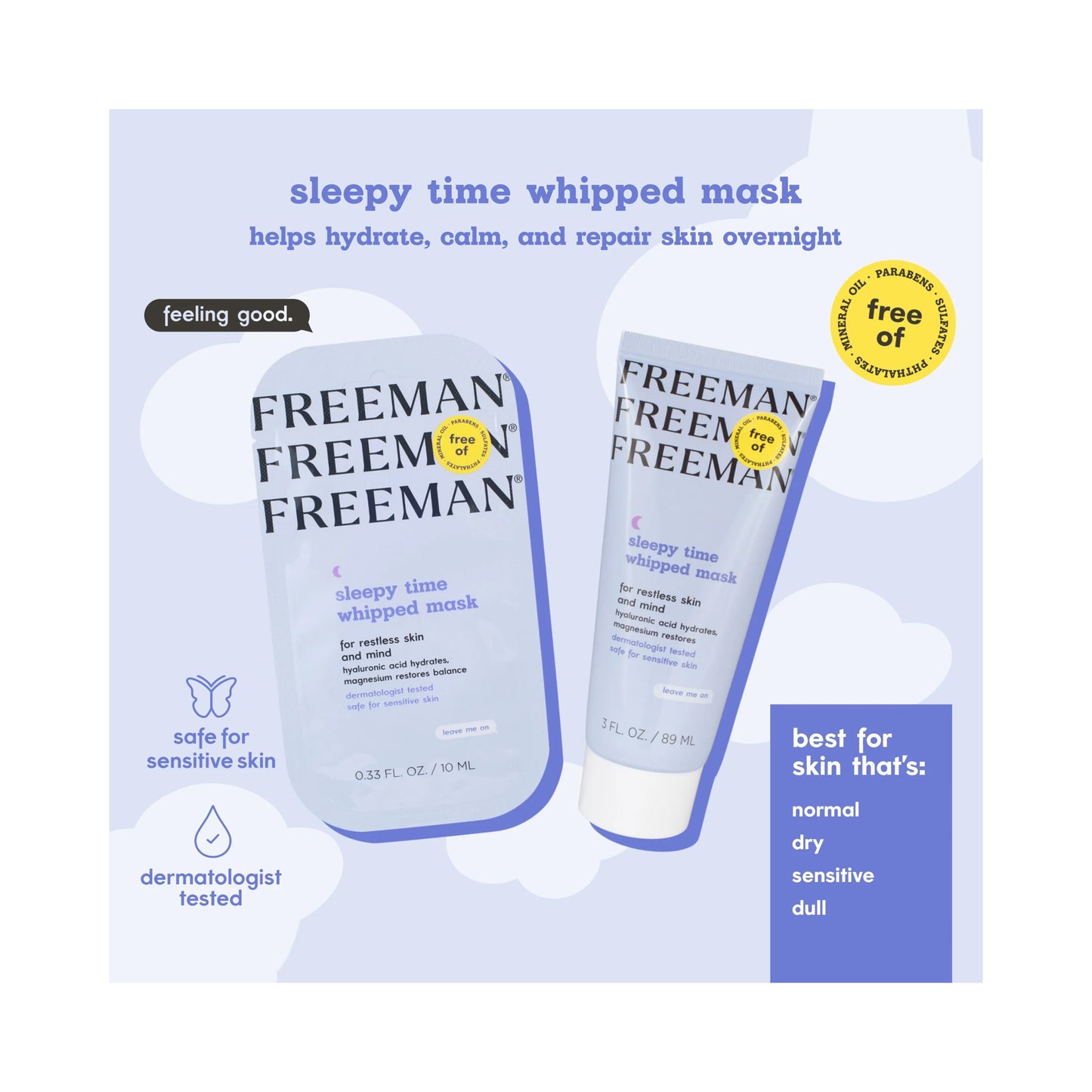 Freeman Beauty Sleepy Time Whipped Mask 89 mL