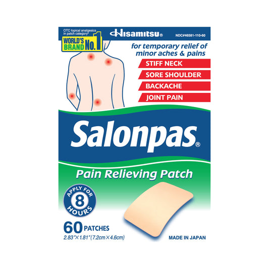 Hisamitsu Salonpas Pain Relieving Patch 60 Count