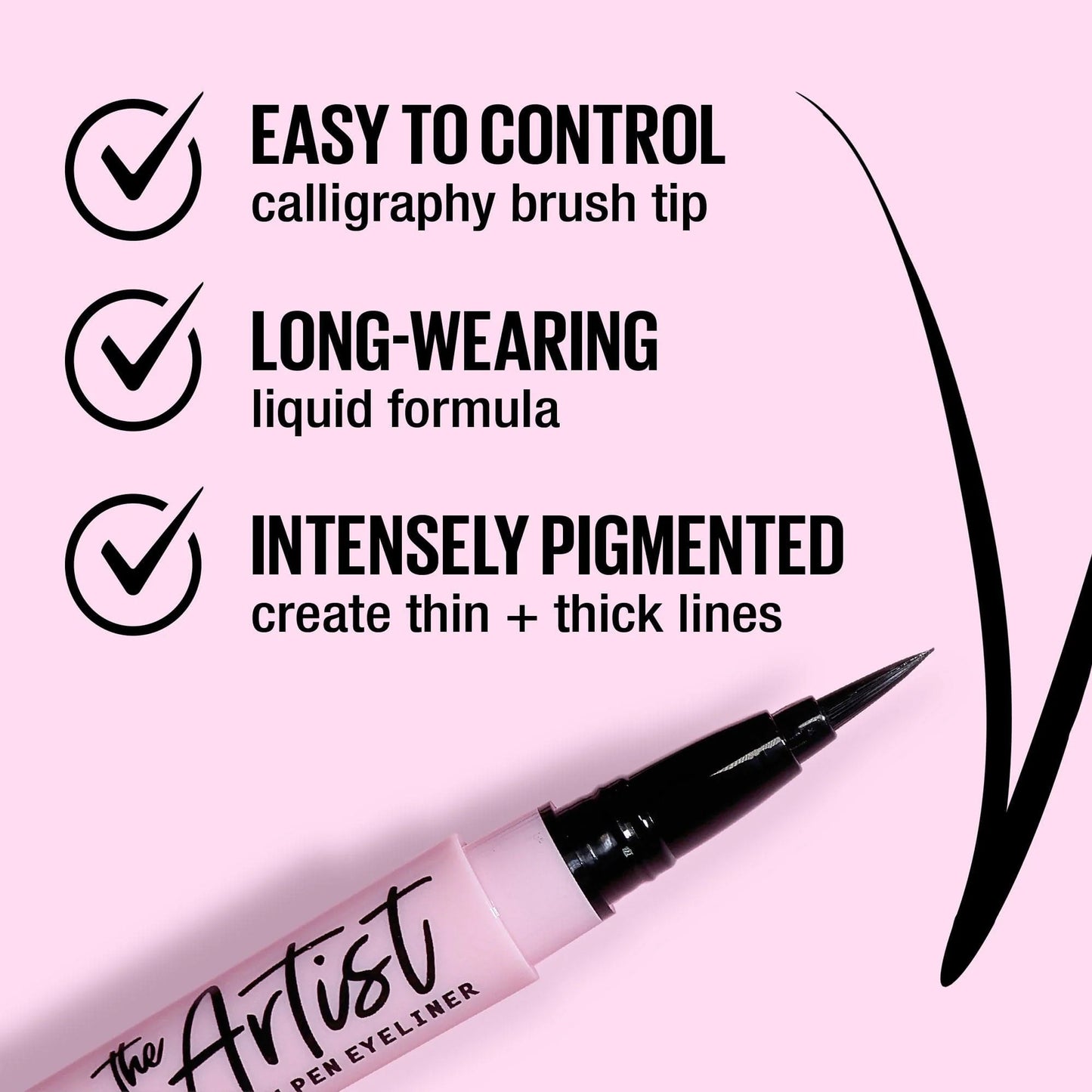 LA Girl The Artist Brush Pen Eyeliner