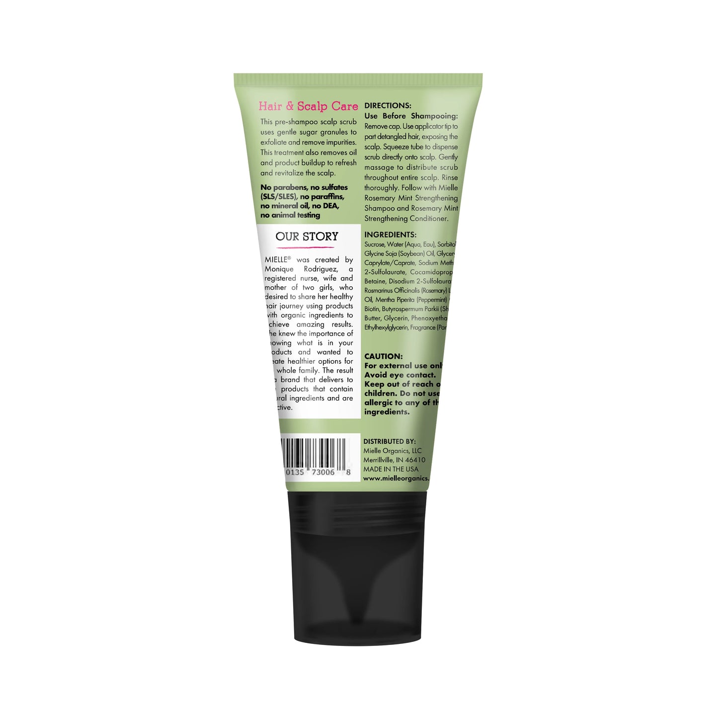 Mielle Organics Rosemary Mint Clarifying Sugar Scalp Scrub 170 g