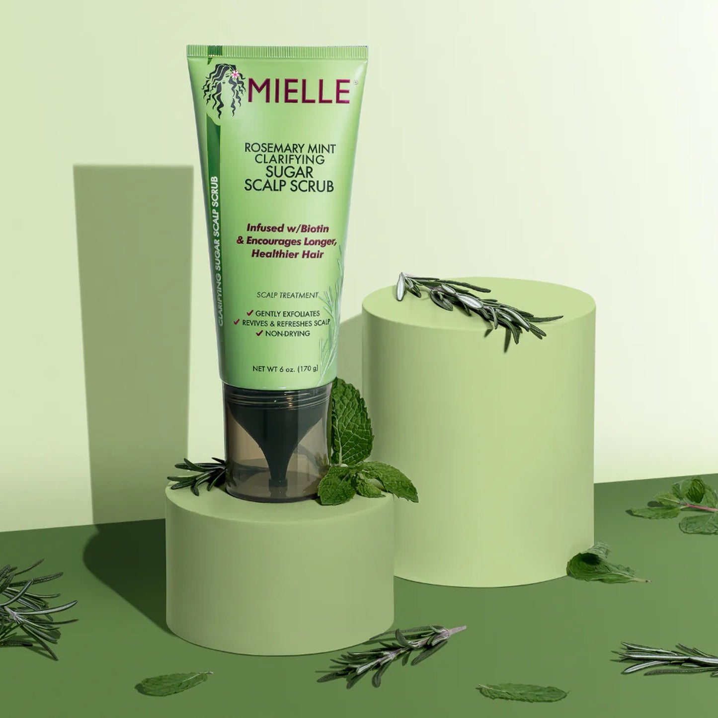 Mielle Organics Rosemary Mint Clarifying Sugar Scalp Scrub 170 g