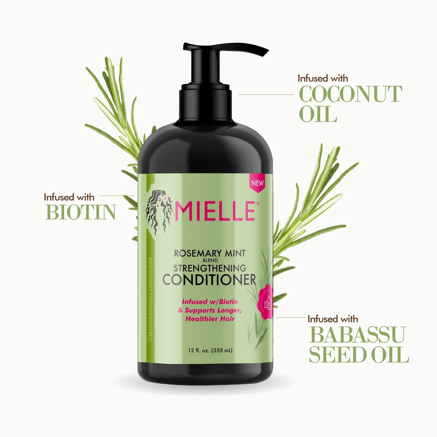 Mielle Organics Rosemary Mint Strengthening Conditioner 355 mL