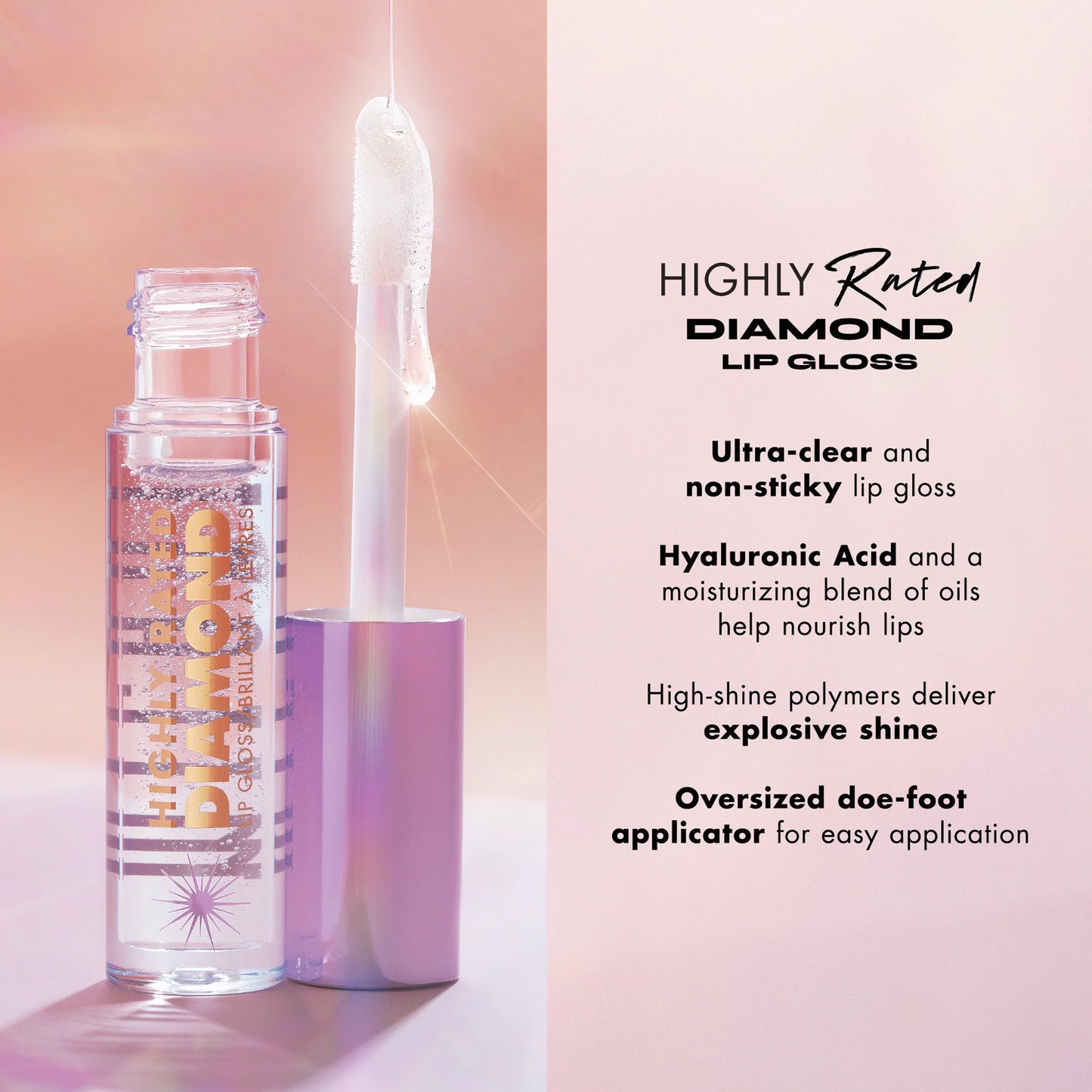 Milani Cosmetics Highly Rated Diamond Lip Gloss 4.4 mL
