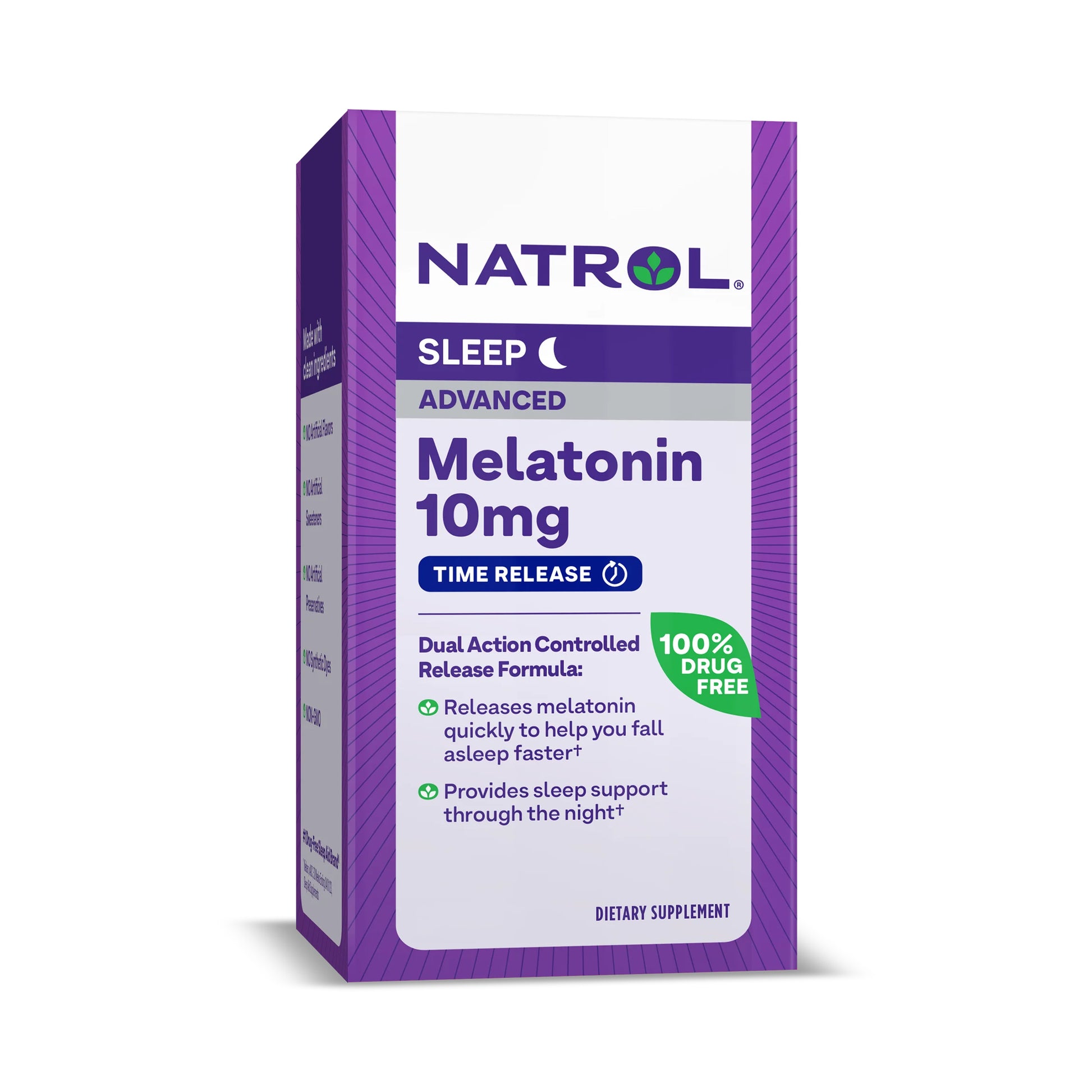 Natrol Melatonin Advanced Maximum Strength Time Release 100 Tablets 10mg
