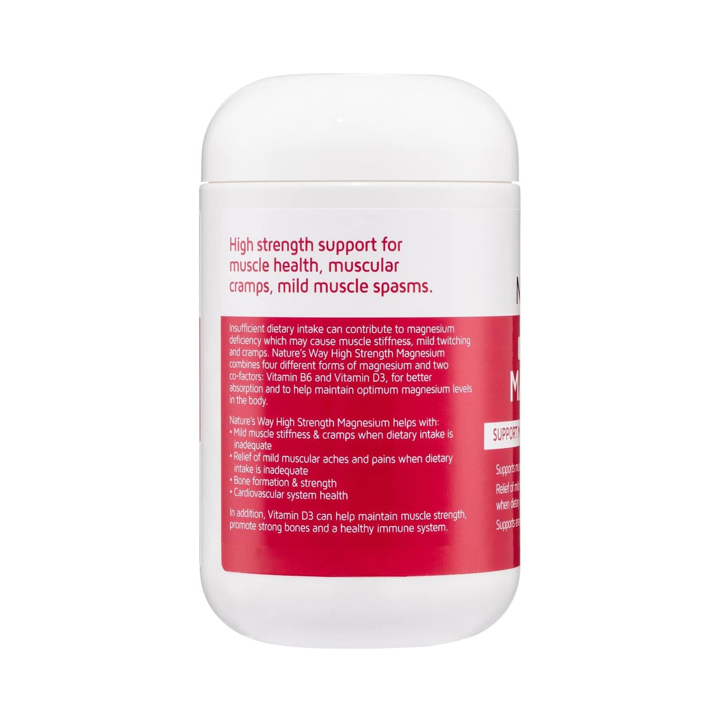 Nature's Way High Strength Magnesium 150 Tablets