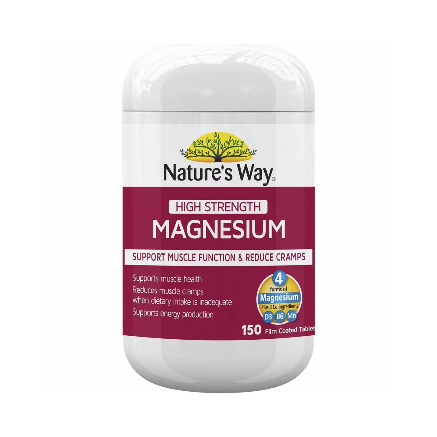 Nature's Way High Strength Magnesium 150 Tablets