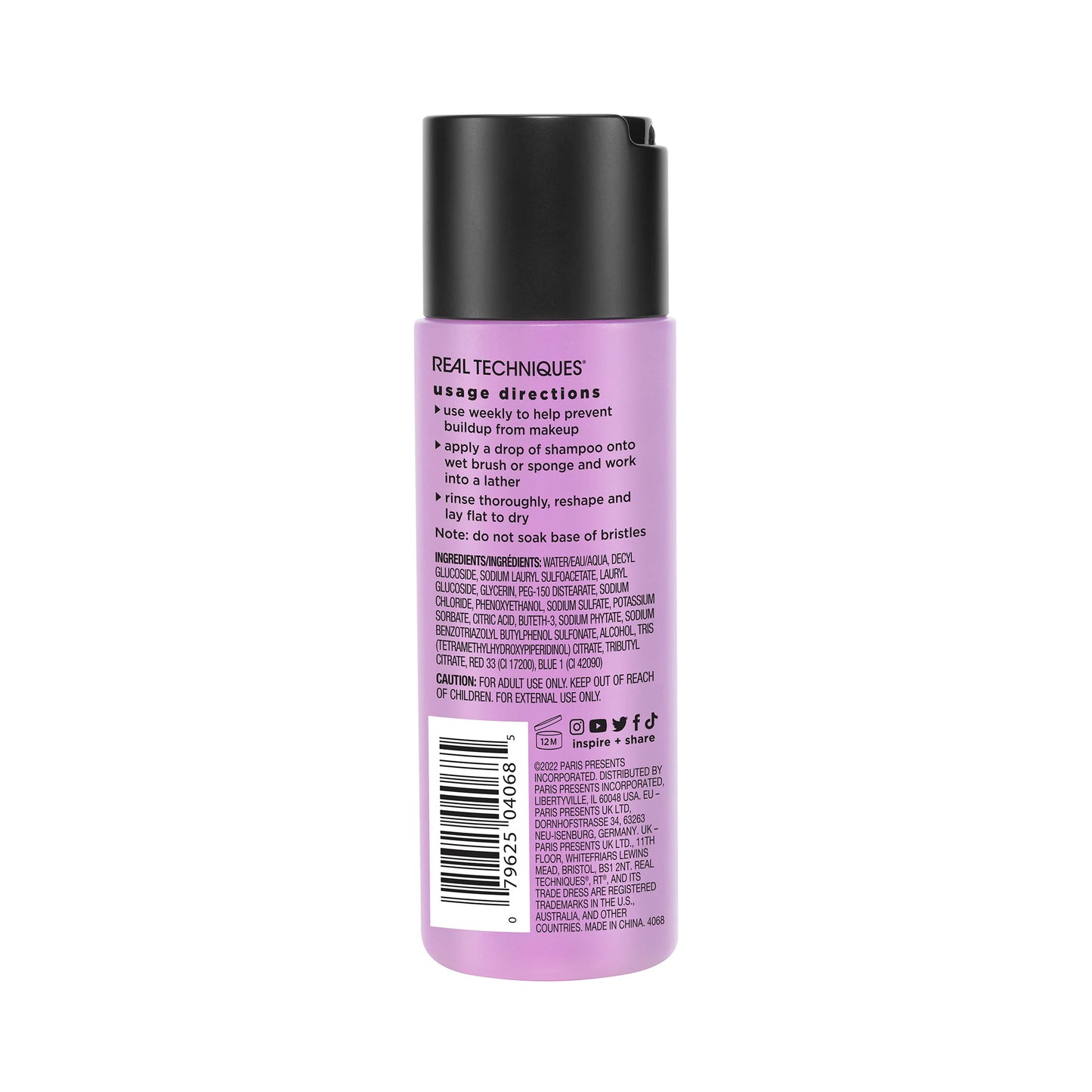 Real Techniques Makeup Brush and Blending Sponge Cleansing Gel 118 mL