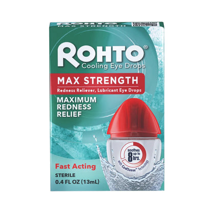Rohto Max Strength Redness Relief Eye Drops 13 mL