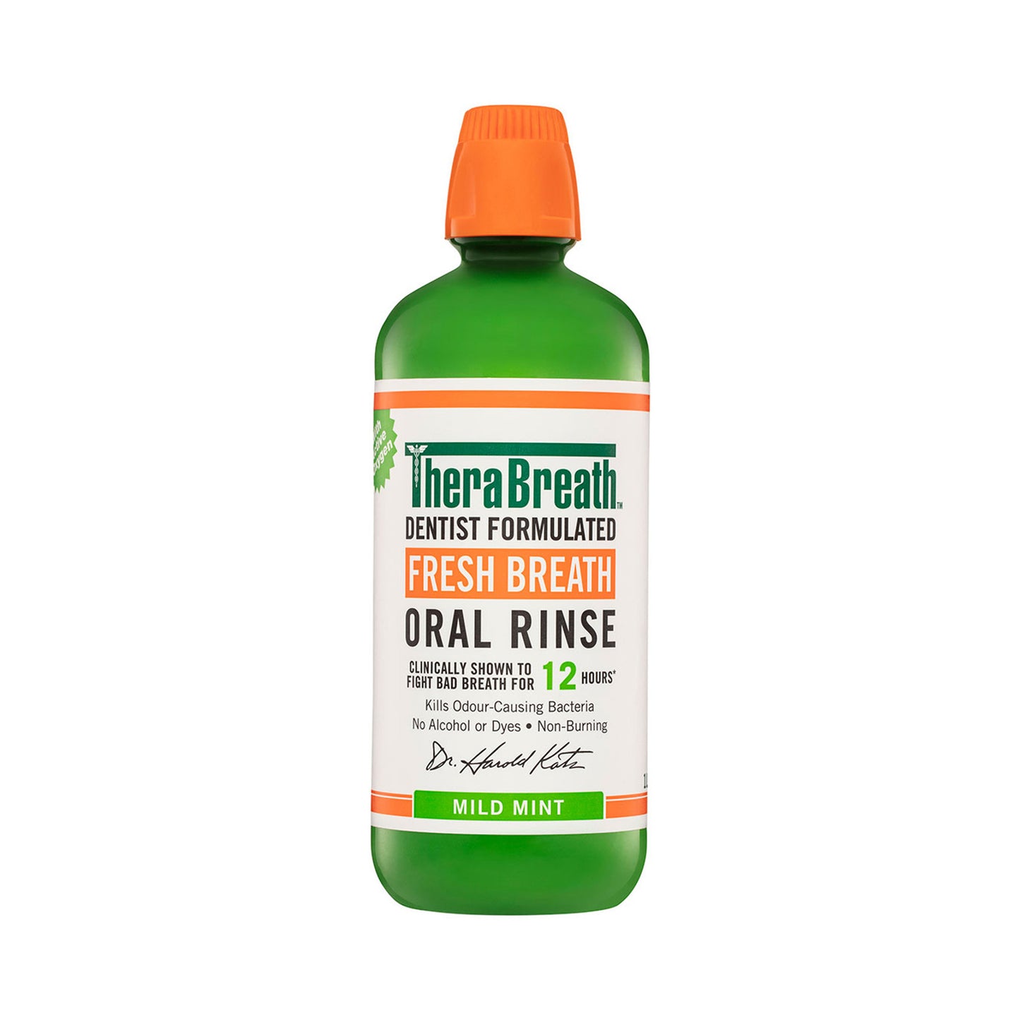 TheraBreath Oral Rinse Fresh Breath Mild Mint 1 Liter Pack Of 2