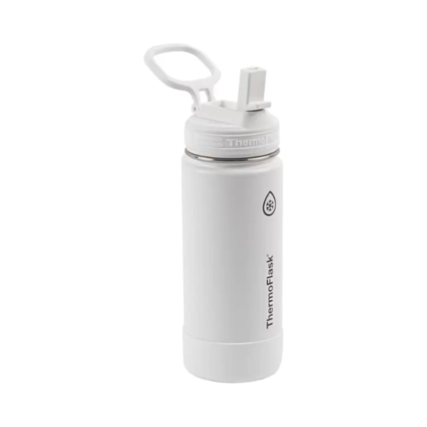 Thermoflask Kids Water Bottle - Two Pack with Straw Lid Blueberry White 474 mL