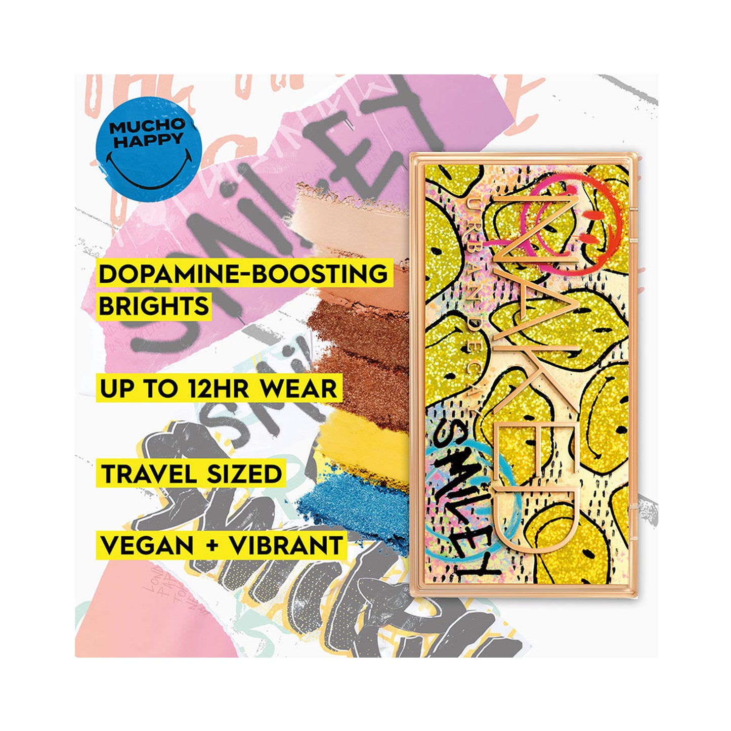 Urban Decay Smiley Naked Mucho Happy Eyeshadow Palette