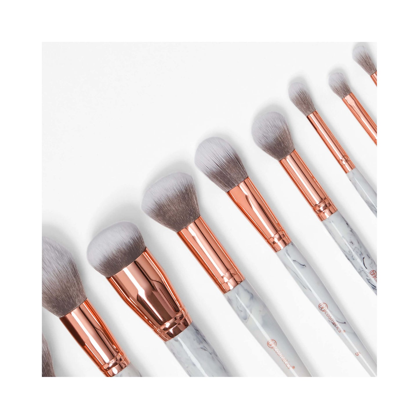 BH Cosmetics Marble Luxe 10 Piece Brush Set