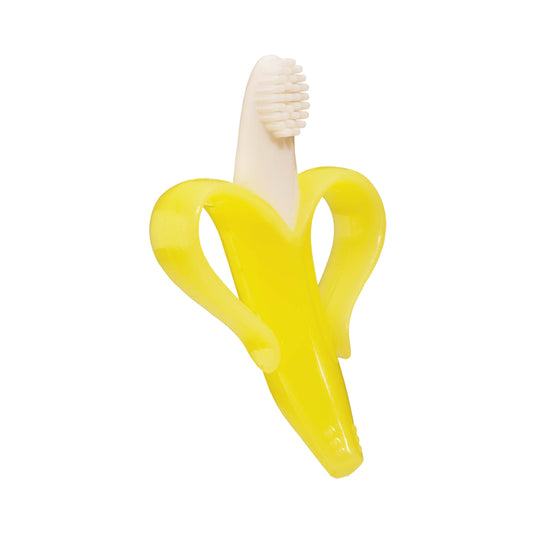 Baby Banana Teething Toothbrush for Infants Yellow