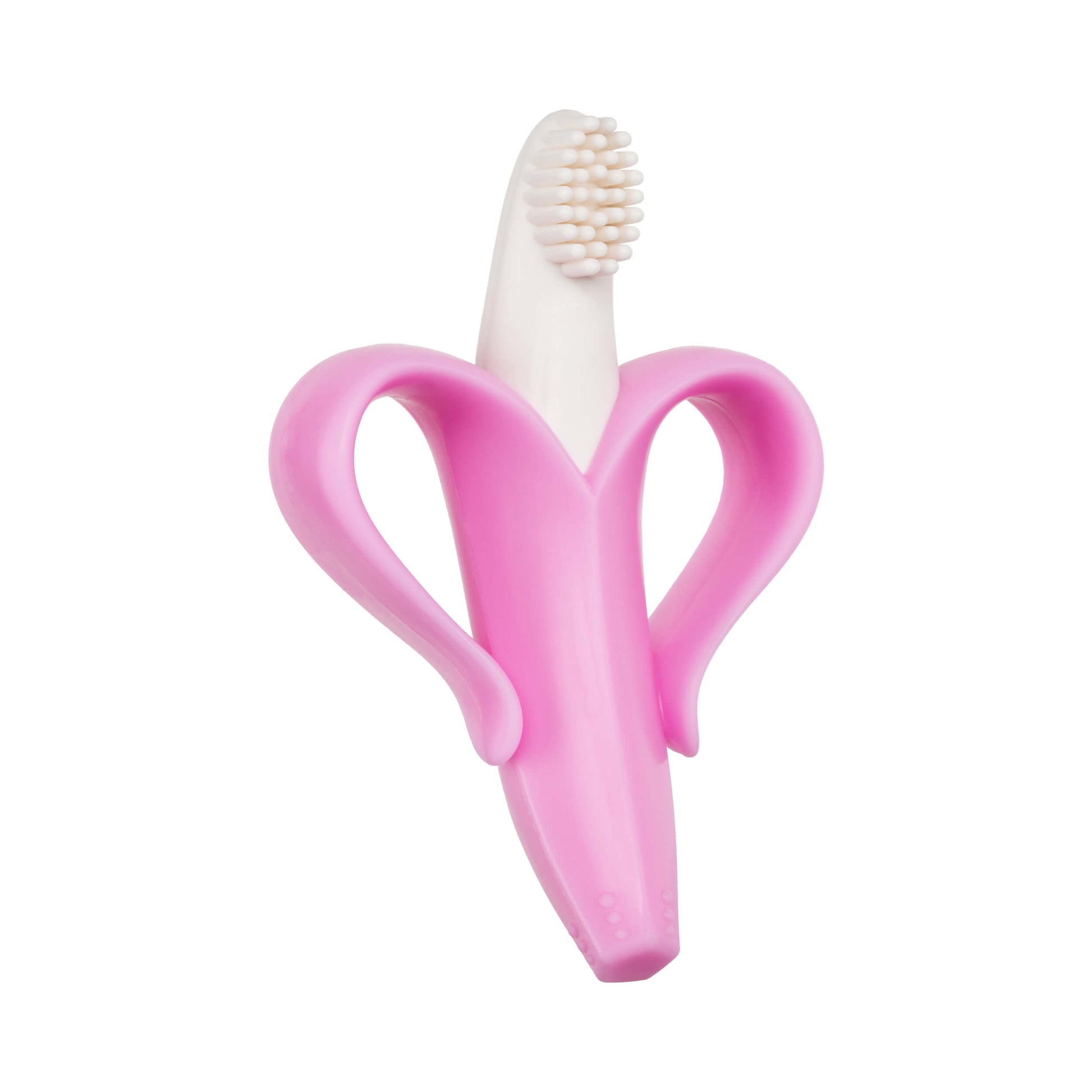 Baby Banana Teething Toothbrush for Infants Pink