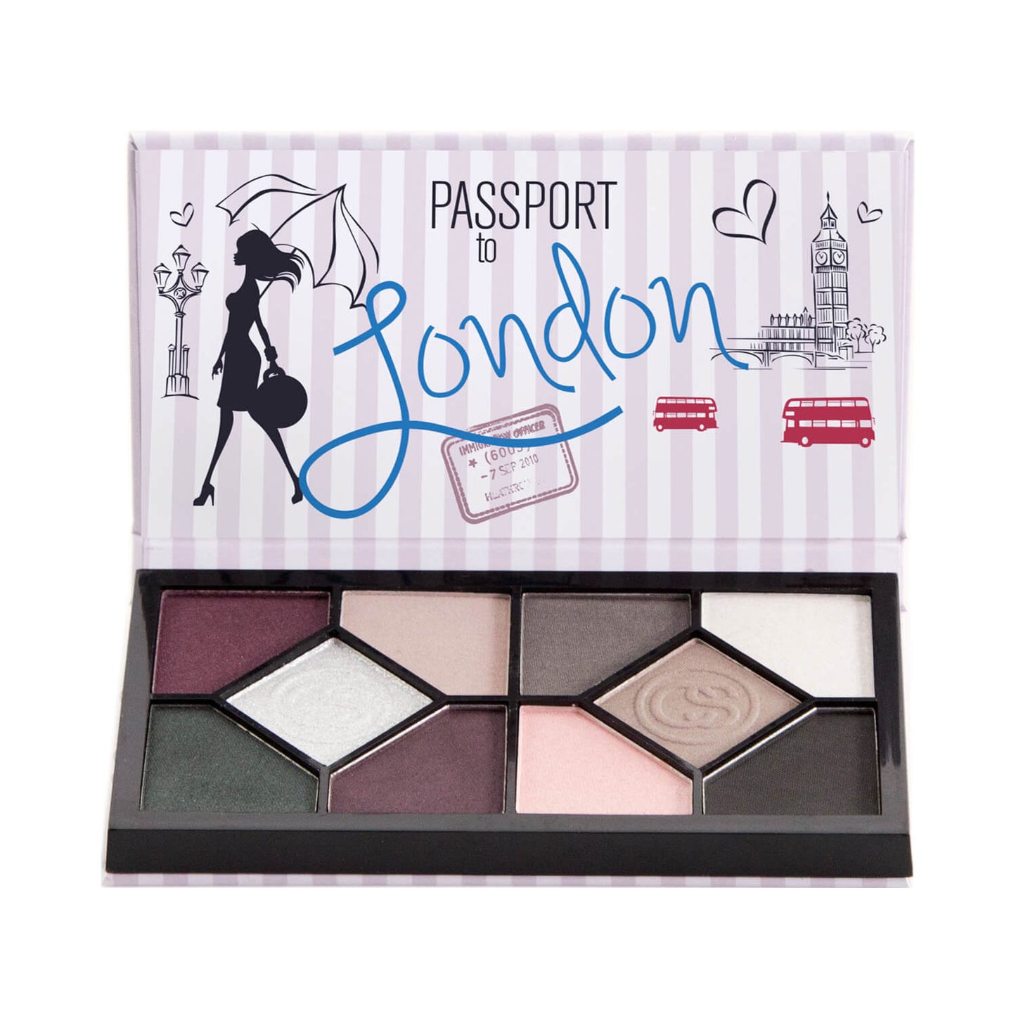 Coastal Scents Passport Eyeshadow Palette London