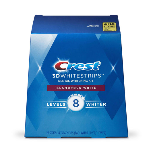 Crest 3D Whitestrips Glamorous White Teeth Whitening Kit 14 Treatments