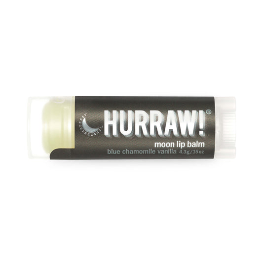 Hurraw! Night Treatment Balm Moon Lip Balm Blue Chamomile Vanilla