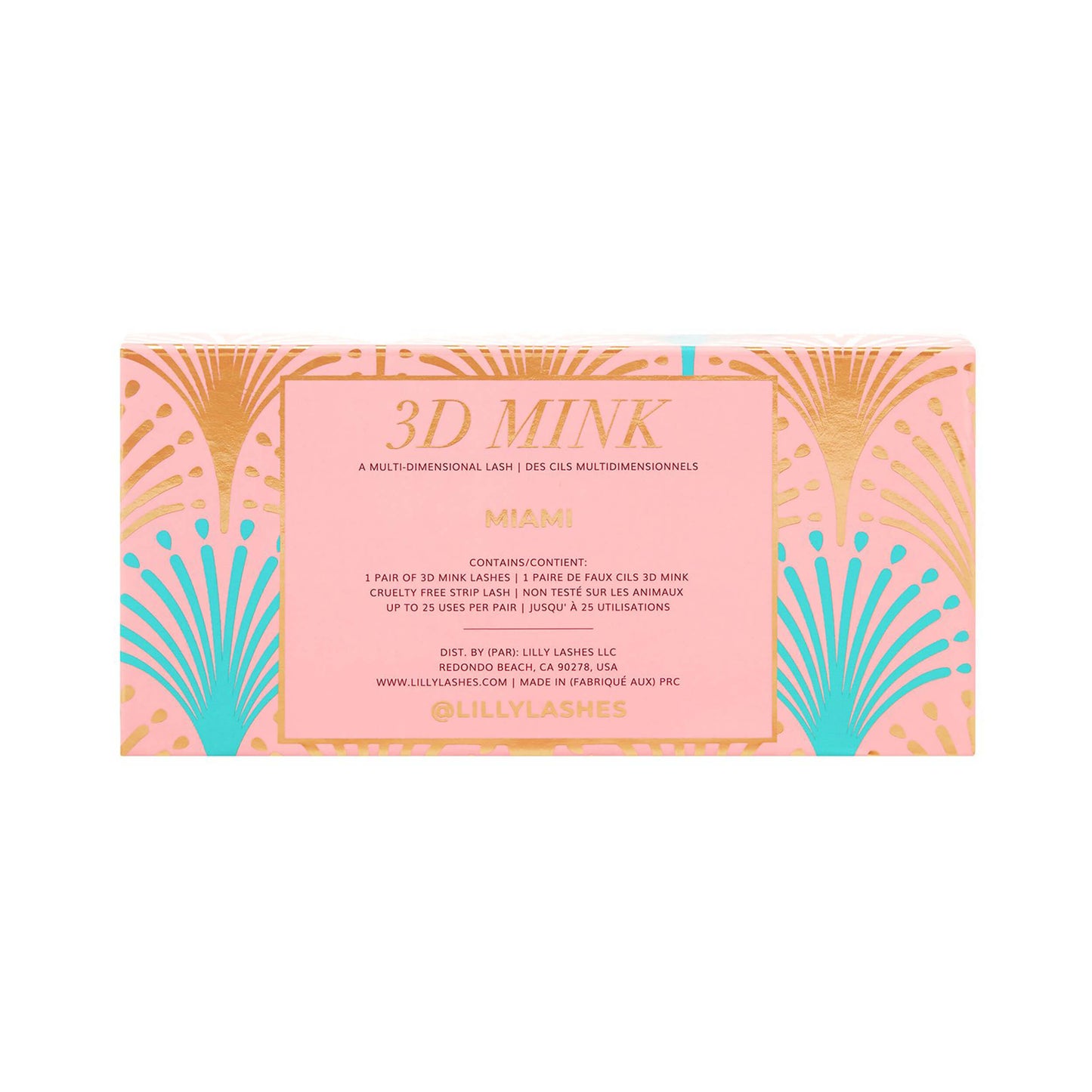 Lilly Lashes Miami "Welcome To Miami" 3D Mink Lashes