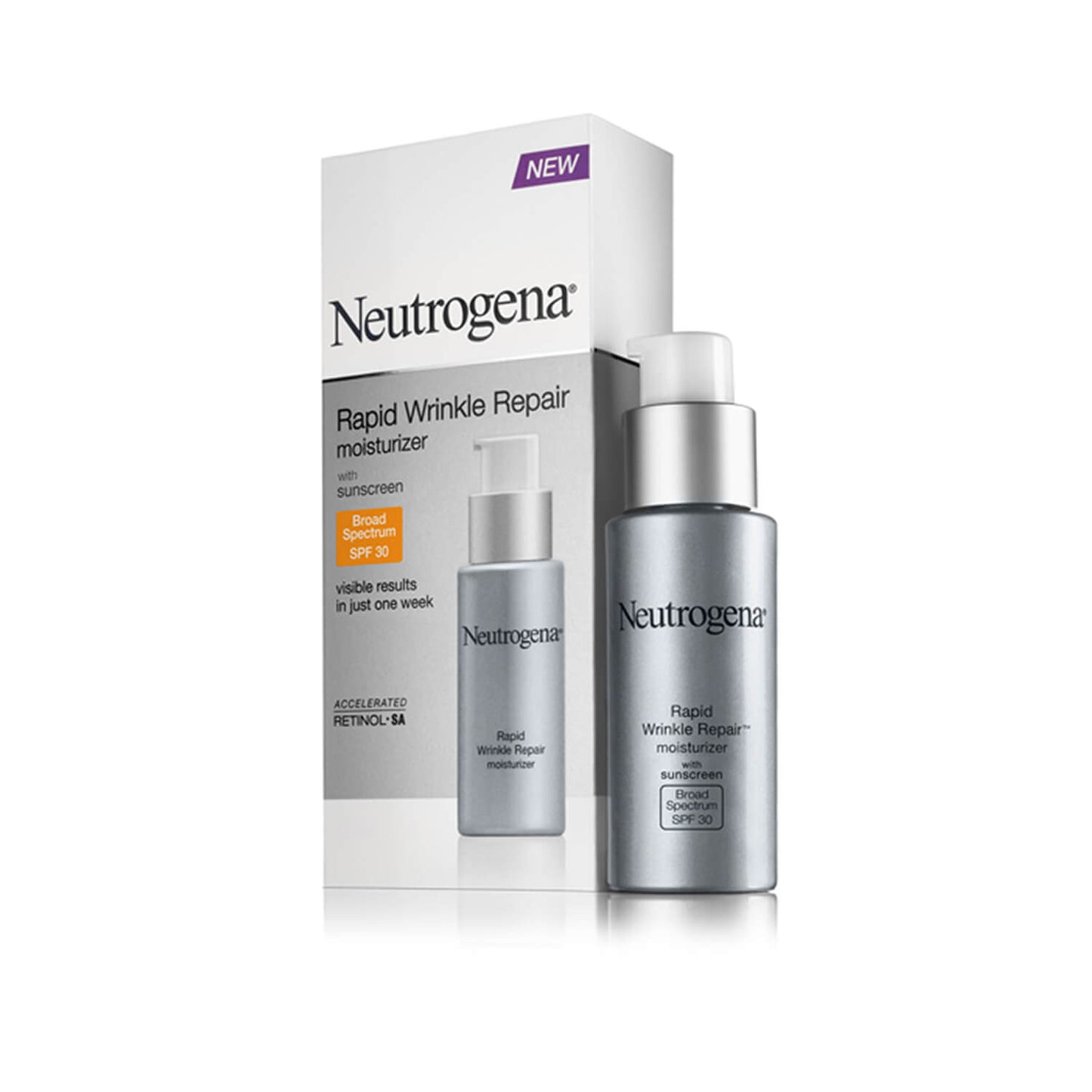 Neutrogena Rapid Wrinkle Repair Moisturizer Broad Spectrum SPF 30 Bottle