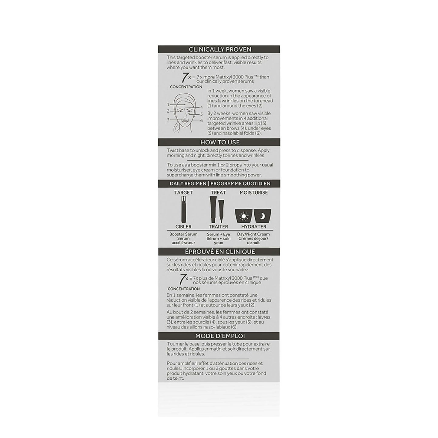 No7 Laboratories LINE CORRECTING Booster Serum 15ml Back