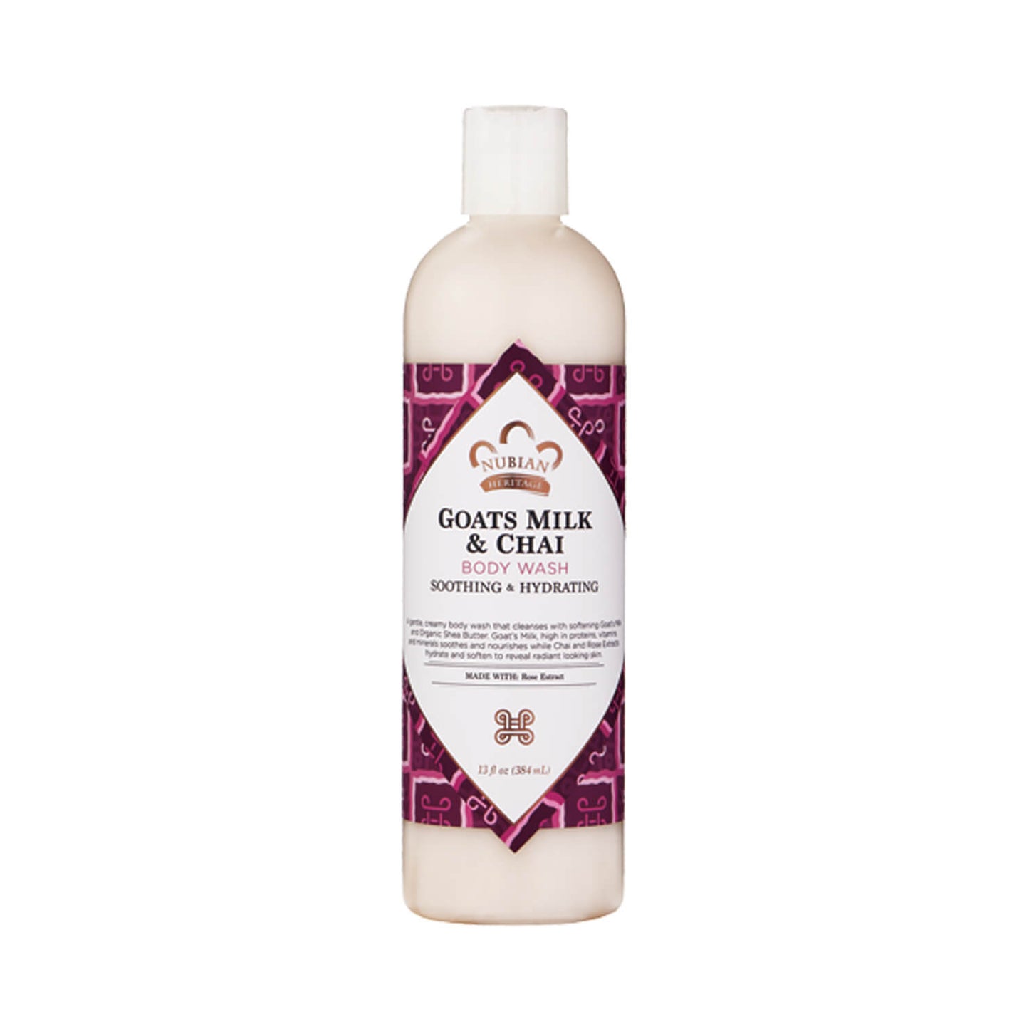 Nubian Heritage Goat's Milk & Chai Body Wash 384ml