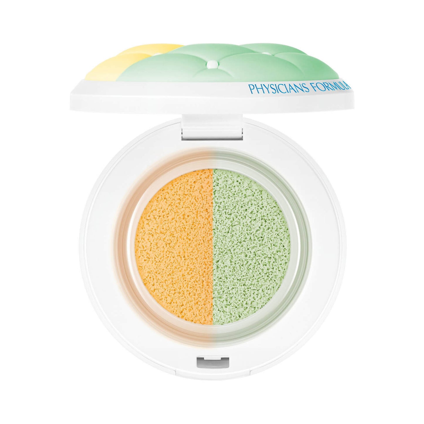 Physicians Formula Mineral Wear Talc-Free Cushion Corrector + Primer Duo SPF 20 Corrector Primer Yellow/Green Open