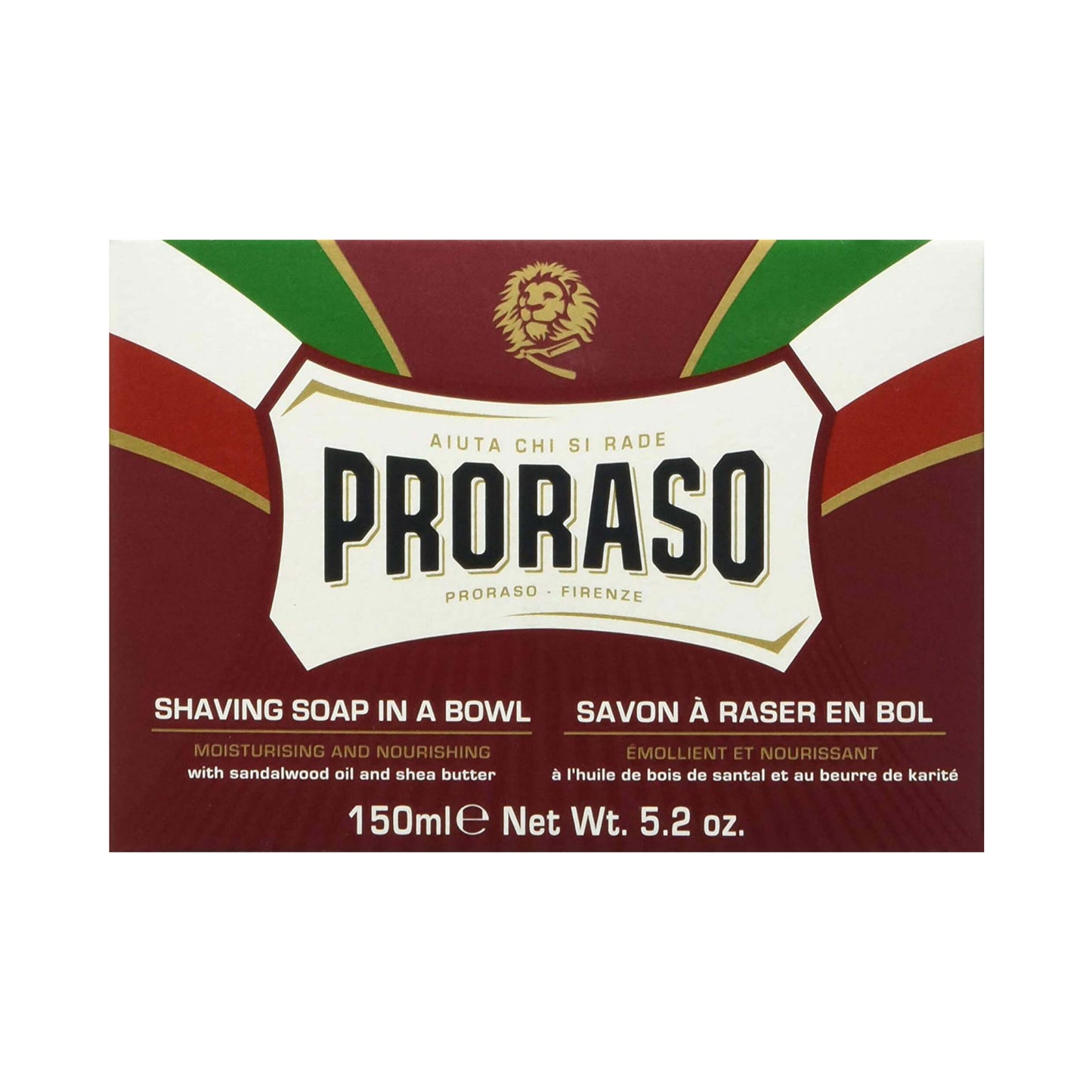 Proraso Shaving Soap In A Bowl Moisturizing and Nourishing 150 mL