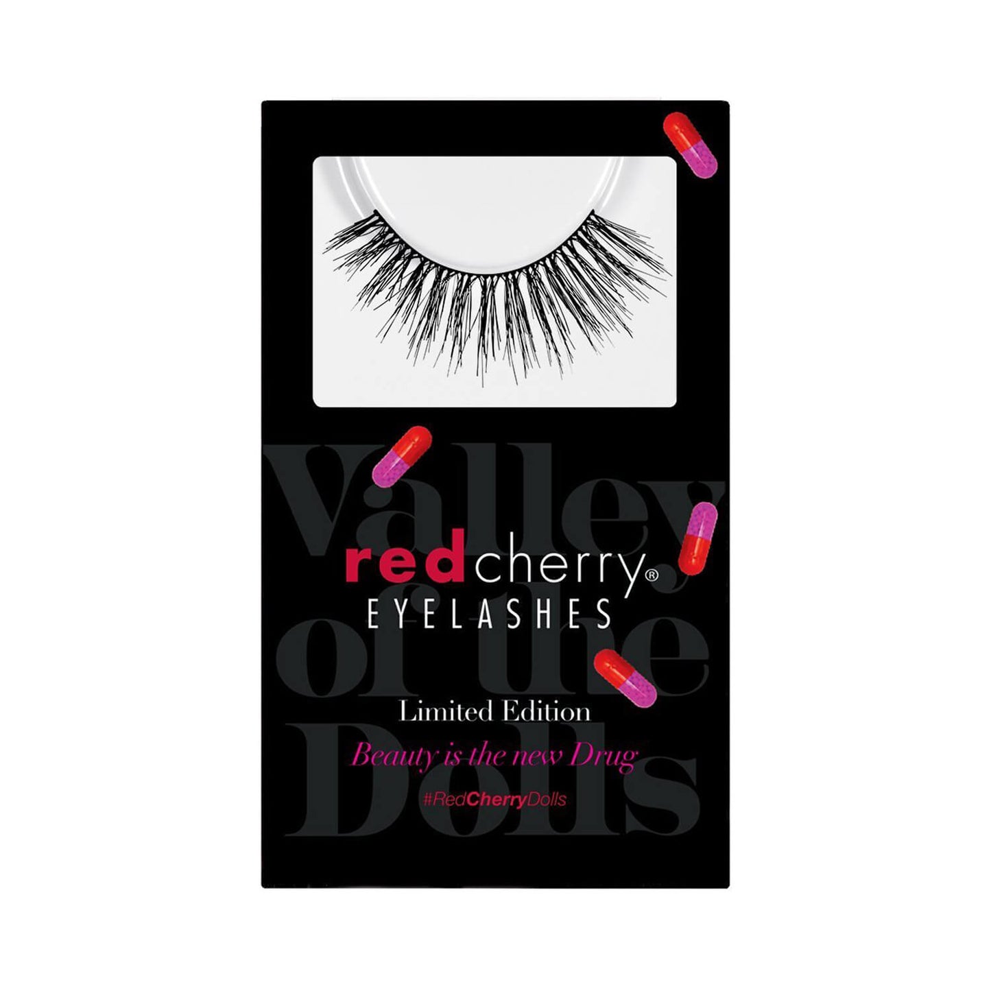 Red Cherry Mary Jane False Eyelashes Package