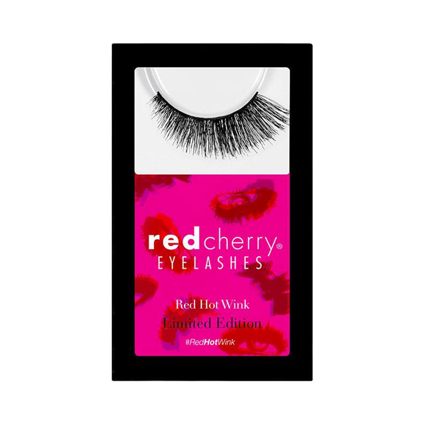Red Cherry Red Hot Wink Retro Finish False Eyelashes Box