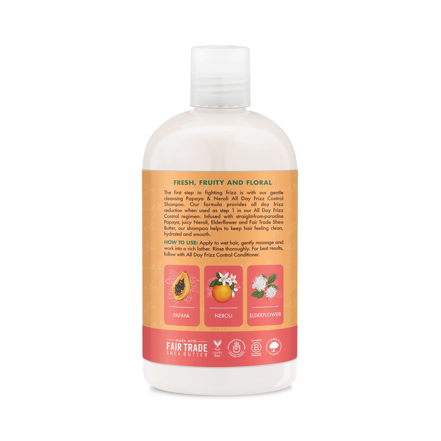 Shea Moisture Papaya Neroli All day Frizz Control Shampoo 384 mL