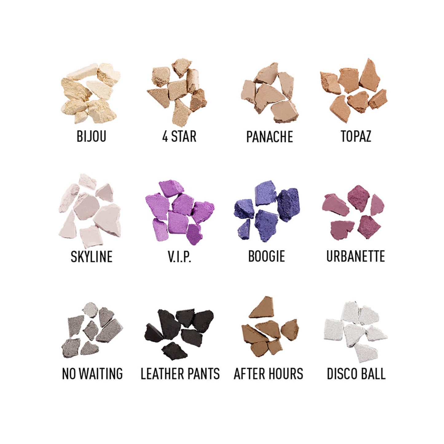 Sigma Beauty Nightlife EyeShadow Palette Crushed Shadows