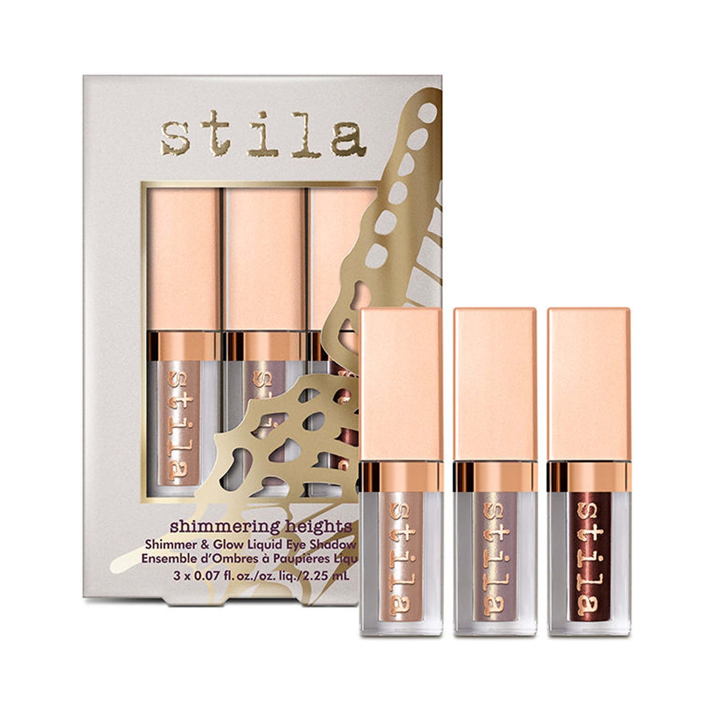 Stila Cosmetics Shimmering Heights Shimmers Glow Liquid Eye Shadow Set