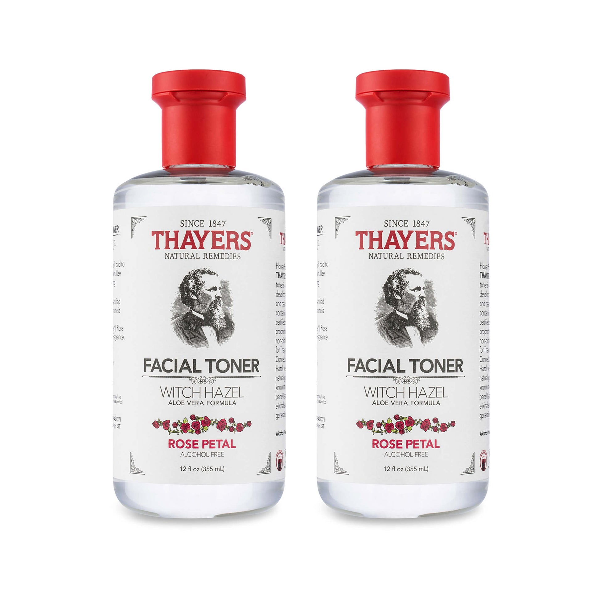 Thayers Alcohol-Free Rose Petal Witch Hazel Toner Pack of 2