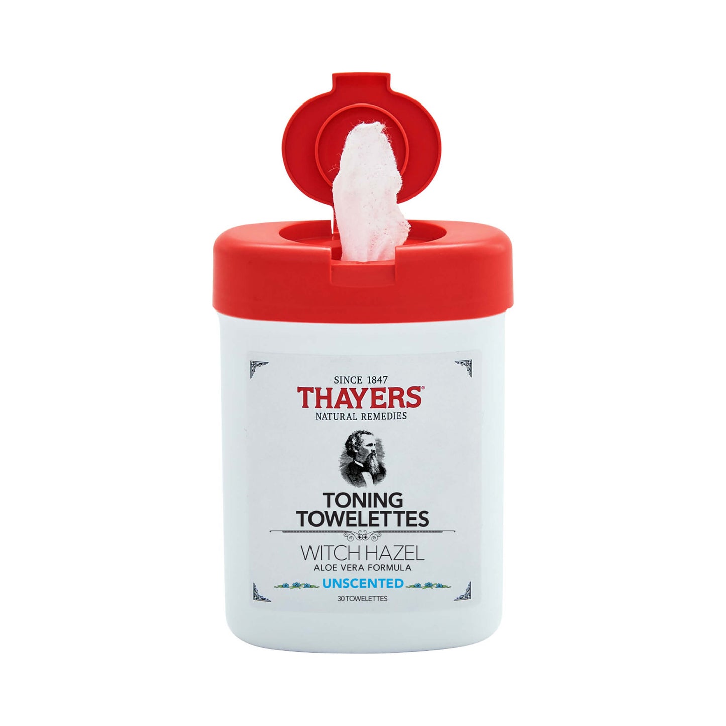 Thayers Witch Hazel Toning Towelettes Unscented Open