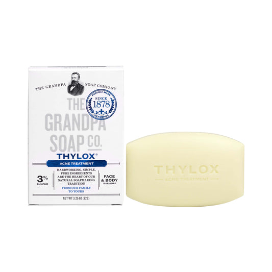 The Grandpa Soap Co Thylox Bar Soap Acne Treatment 3.25 oz (92g)
