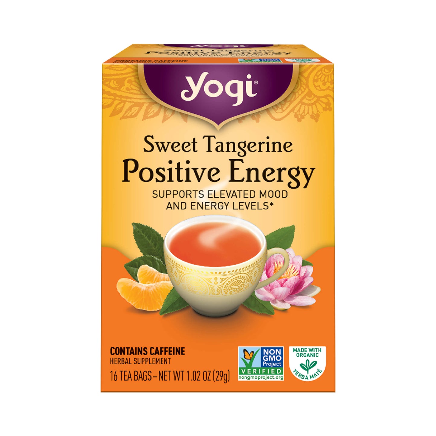 Yogi Tea Sweet Tangerine Positive Energy Tea