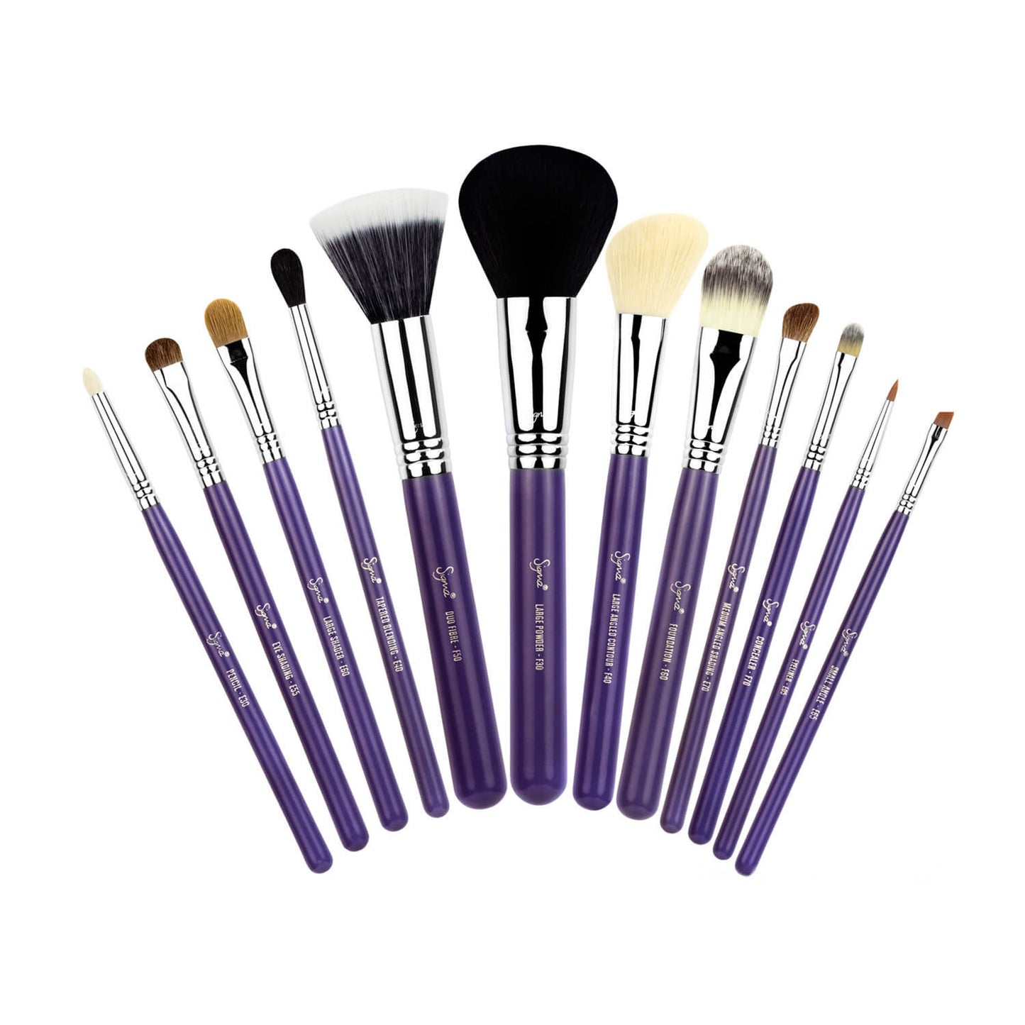 Sigma Beauty 12 Brush Kit Make Me Crazy In Purple