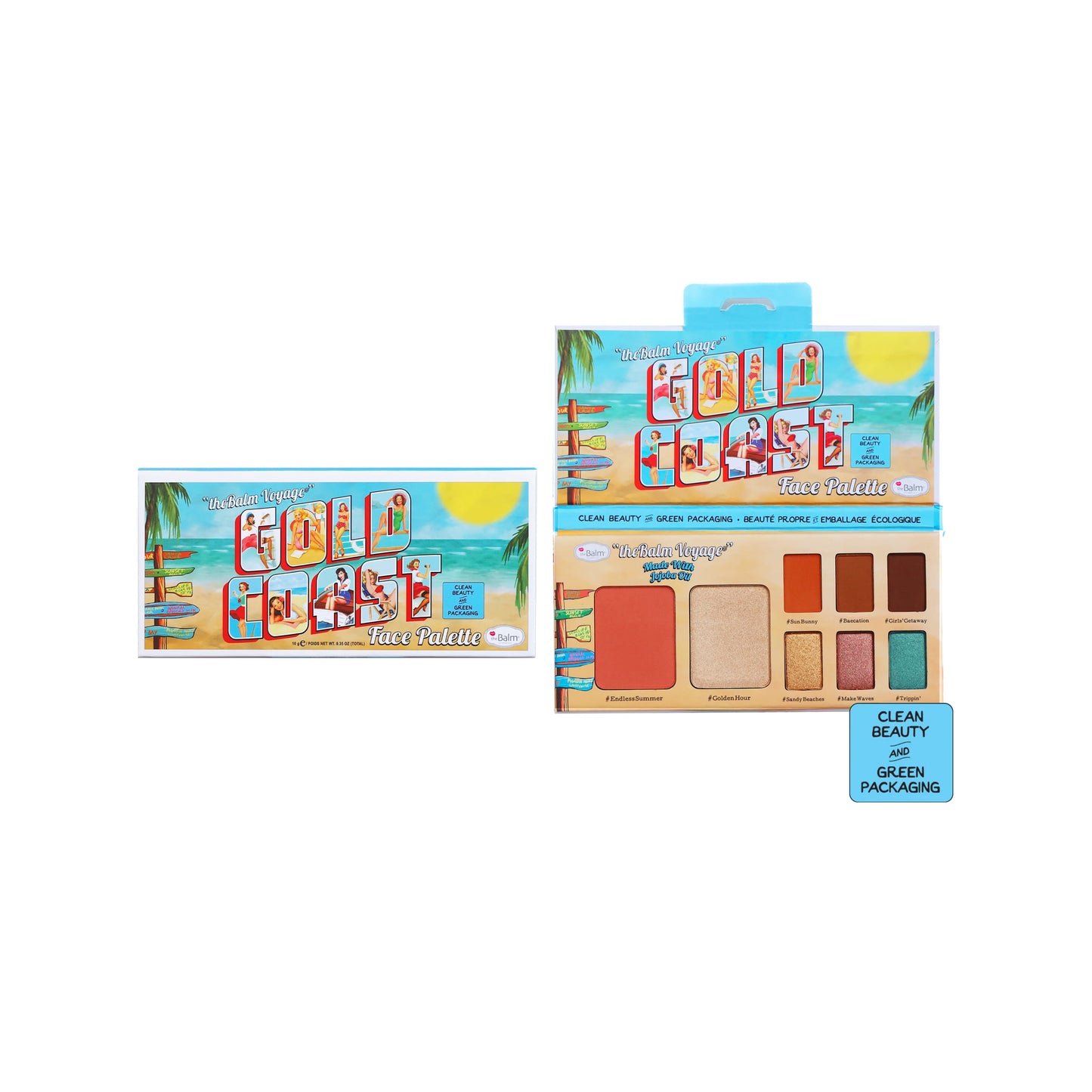 theBalm Gold Coast Face Palette Model Roz X TheBalm