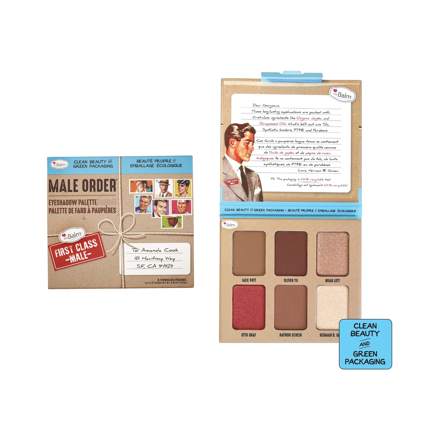 theBalm Male Order First Class Male Eyeshadow Palette