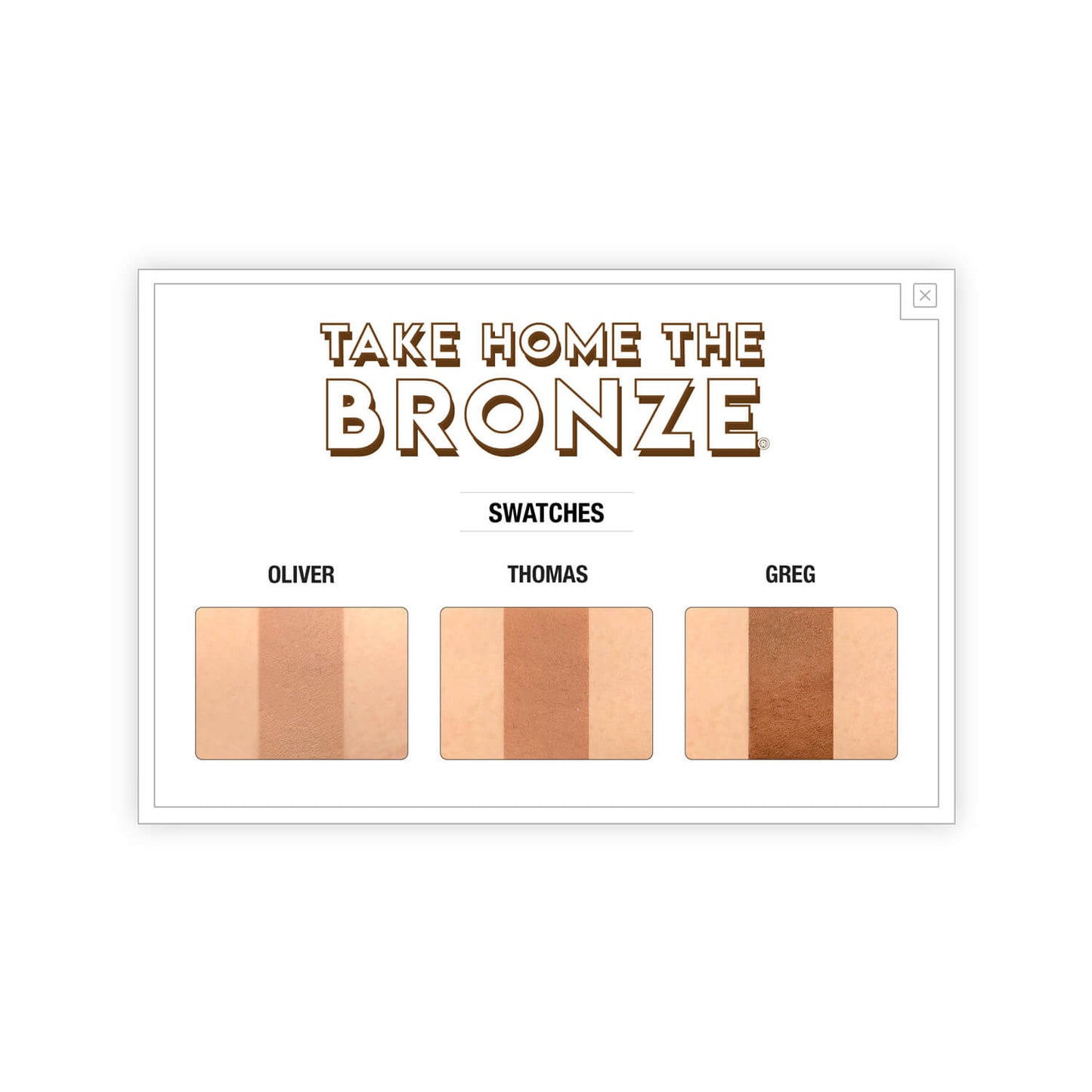 theBalm Take Home The Bronze Anti-Orange Bronzer Swatches