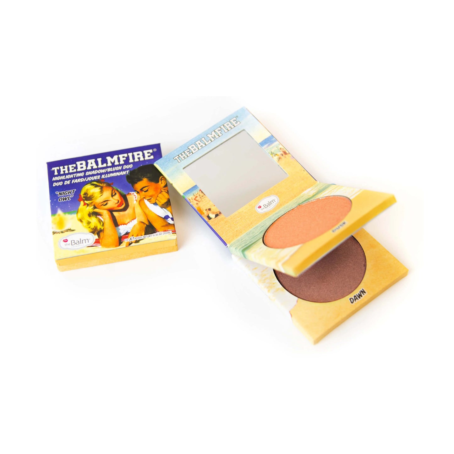 theBalm TheBalmFire Night Owl Highlighting Shadow Blush Duo