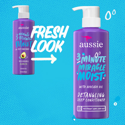 Aussie Hair 3 Minute Miracle Moist Deep Conditioner 475 mL
