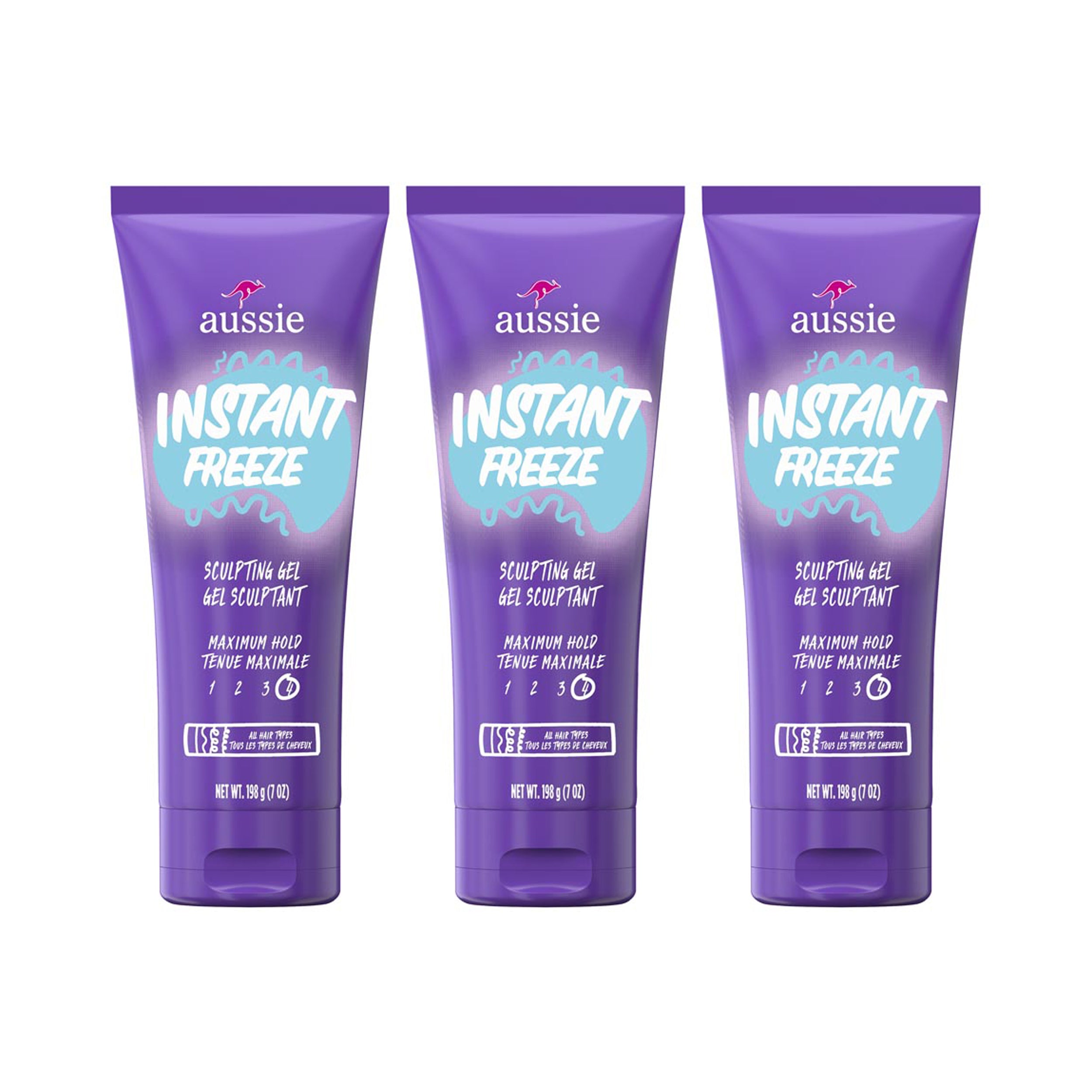Aussie Instant Freeze Gel Triple Pack