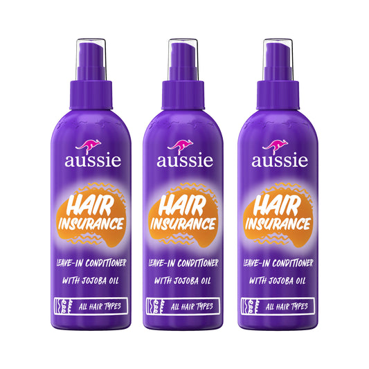 Aussie Hair Insurance Leave-In Conditioner Pack Of 3