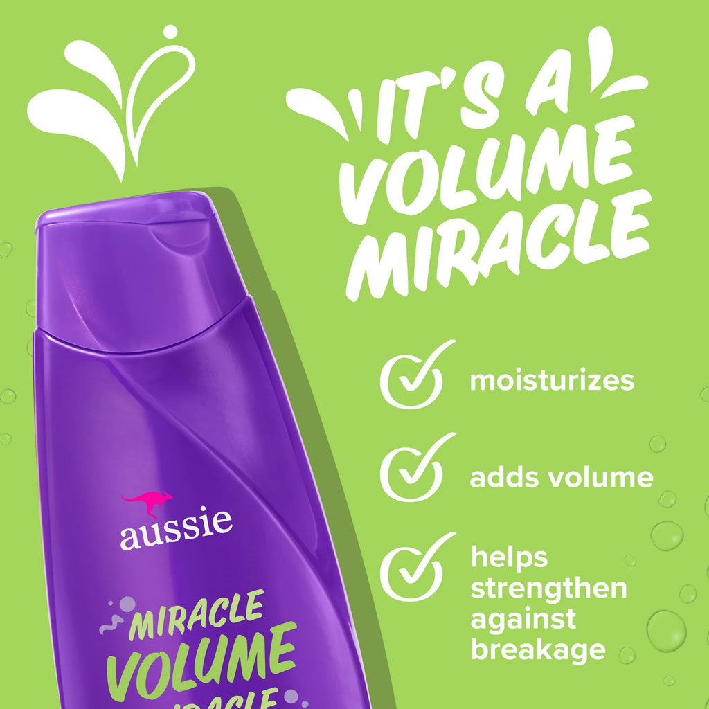 Aussie Miracle Volume for Fine Hair Daily Shampoo 360 mL